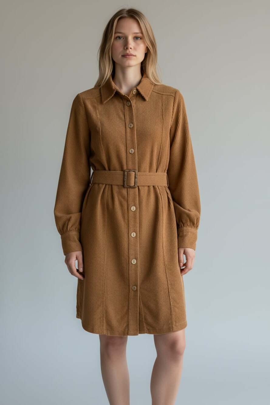 Prome Northern Lights Corduroy Dress Size Small